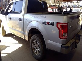 2017 FORD F-150, SILVER, XLT MODEL, 3.5L TURBO, AT, 4WD.  F265217
